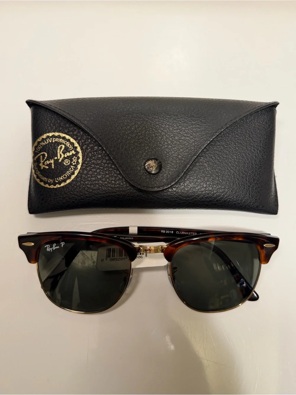 Ray-Ban Polarized Classic Clubmaster Sunglasses, 51mm NWT